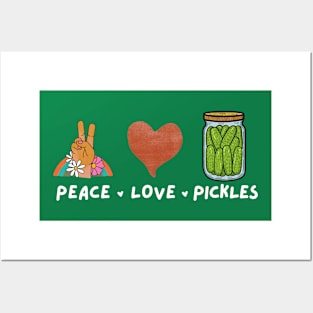 Peace Love Pickles Vintage Posters and Art